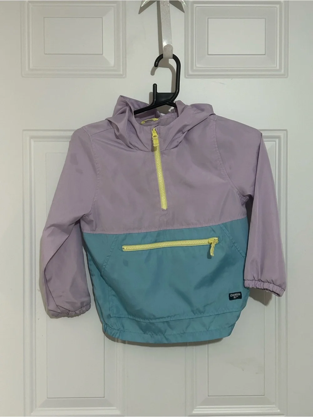 OshKosh B'gosh Colorblock Kids Jacket in Teal & Lavender